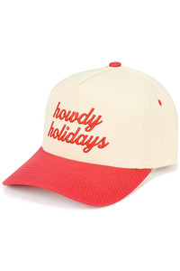 CC BEANIE HOWDY HOLIDAYS Letter Embroidered  Christmas Theme Trucker Hat Baseball Cap
