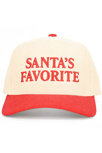 CC BEANIE SANTAS FAVORITE Letter Embroidered  Christmas Theme Trucker Hat Baseball Cap

