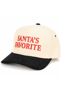CC BEANIE SANTAS FAVORITE Letter Embroidered  Christmas Theme Trucker Hat Baseball Cap
