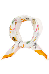 Sea Life Pattern Print Bandana Scarf