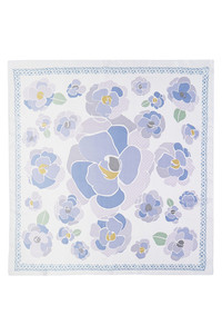 Botanical Pattern Print Light Weight Silky All Season Bandana Scarf
