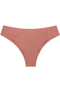 Solid Rib MicrofiberBikini Panty