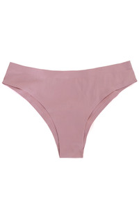 Solid Rib MicrofiberBikini Panty