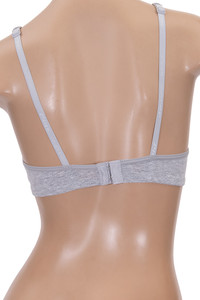 Heather and Solid Color Cotton Bra