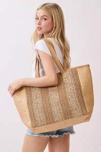 Nautical Stripe Tote Bag