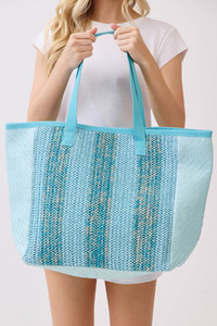 Nautical Stripe Tote Bag