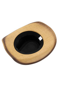 Butterfly Concho Turquoise Bloom Band Distressed Straw Cowboy Hat Cowgirl Hat
