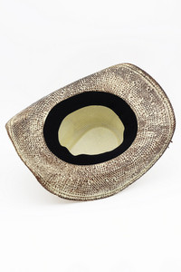 Silver bull Head and Multi Band Handmade Vintage Cowboy Hat