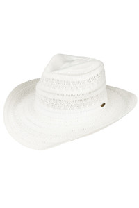 CC BEANIE Pattern Knitted Solid Cowboy Hat