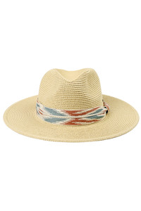 CC BEANIE Aztec Pattern Band Panama Sun Hat
