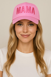 MAMA Embroidered Letter Baseball Cap
