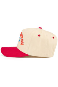 CC BEANIE LUCKY CATCH Embroidered Letter on Two Tone Baseball Cap Trucker Hat
