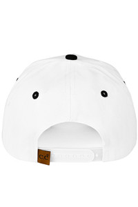 CC BEANIE ANXIETY SOCIETY Embroidered Letter Two Tone Baseball Cap Trucker Hat
