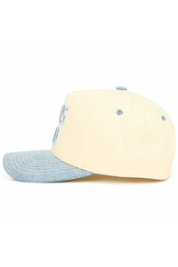 CC BEANIE GOD IS GOOD Embroidered Letter Two Tone Baseball Cap Trucker Hat
