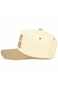 CC BEANIE WHISKEY WEATHER Embroidered Letter Two Tone Baseball Cap Trucker Hat
