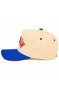 CC BEANIE NEW YORK Embroidered Letter on Two Tone Baseball Cap Trucker Hat
