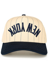 CC BEANIE NEW YORK Embroidered Letter on Two Tone Baseball Cap Trucker Hat
