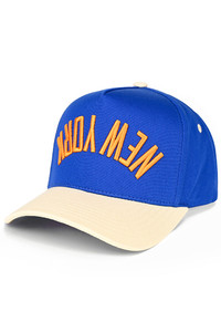 CC BEANIE NEW YORK Embroidered Letter on Two Tone Baseball Cap Trucker Hat
