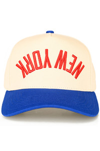 CC BEANIE NEW YORK Embroidered Letter on Two Tone Baseball Cap Trucker Hat
