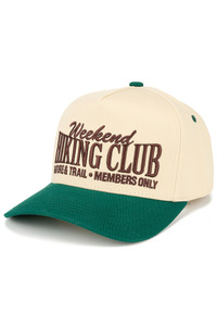 CC BEANIE WEEKEND HIKING CLUB Embroidered Letter on Two Tone Baseball Cap Trucker Hat
