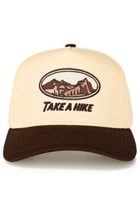 CC BEANIE TAKE A HIKE Embroidered Letter on Two Tone Baseball Cap Trucker Hat
