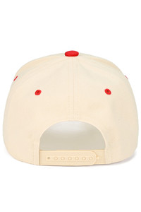 CC BEANIE Big Polka Dot Pattern Print on Brim Two Tone Baseball Cap Trucker Hat
