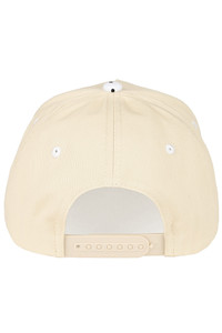 CC BEANIE Small Polka Dot Pattern Print on Brim Two Tone Baseball Cap Trucker Hat
