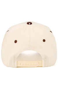 CC BEANIE Small Polka Dot Pattern Print on Brim Two Tone Baseball Cap Trucker Hat
