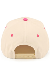 CC BEANIE Small Polka Dot Pattern Print on Brim Two Tone Baseball Cap Trucker Hat
