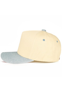 CC BEANIE Glitter Brim Two Tone Baseball Cap Trucker Hat
