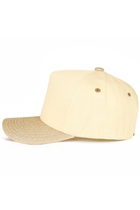 CC BEANIE Glitter Brim Two Tone Baseball Cap Trucker Hat
