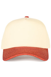 CC BEANIE Glitter Brim Two Tone Baseball Cap Trucker Hat
