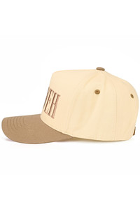 CC BEANIE YAHWEH Letter Embroidered on Two Tone Baseball Cap Trucker Hat
