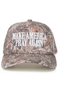 CC BEANIE MAKE AMERICA PRAY AGAIN Letter Embroidered on Two Tone Baseball Cap Trucker Hat
