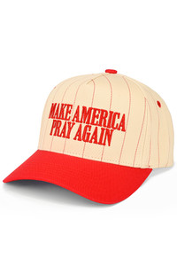 CC BEANIE MAKE AMERICA PRAY AGAIN Letter Embroidered on Two Tone Baseball Cap Trucker Hat

