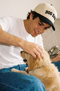 CC BEANIE DOG DAD Letter Embroidered on Two Tone Baseball Cap Trucker Hat
