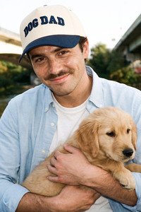 CC BEANIE DOG DAD Letter Embroidered on Two Tone Baseball Cap Trucker Hat
