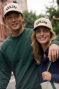 CC BEANIE MOTHER Letter Embroidered on Two Tone Baseball Cap Trucker Hat