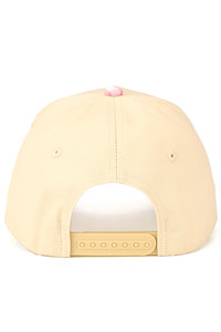 CC BEANIE BIG GINGHAM CHECK PATTERN on Two Tone Baseball Cap Trucker Hat