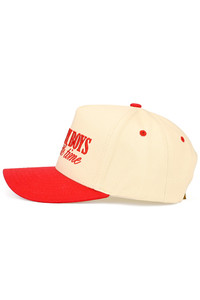 CC BEANIE SO MANY BOYS SO LITTLE TIME Letter on Two Tone Baseball Cap Trucker Hat