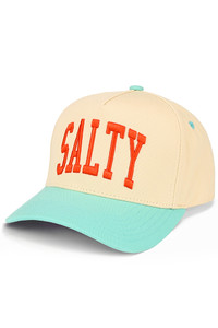 CC BEANIE SALTY Letter Embroidered on Two Tone Baseball Cap Trucker Hat