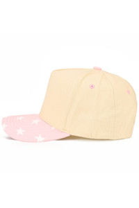 CC BEANIE Star Pattern on Brim Two Tone Baseball Cap Trucker Hat
