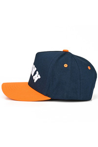CC BEANIE H TOWN Letter Embroidered with a Star on Two Tone Baseball Cap Trucker Hat