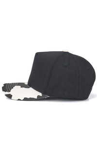 CC BEANIE Cow Pattern Print on Bill Plain Baseball Cap Trucker Hat