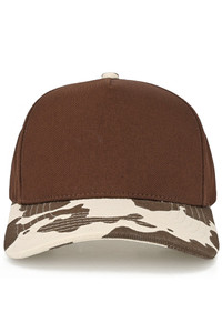 CC BEANIE Cow Pattern Print on Bill Plain Baseball Cap Trucker Hat