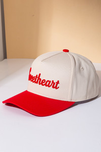 SWEETHEART Letter Embroidered on Two Tone Trucker Hat Baseball Cap