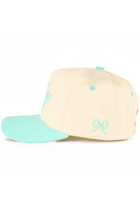 CC BEANIE TOO PRETTY TO WORK Letter Embroidered on Two Tone Baseball Cap Trucker Hat