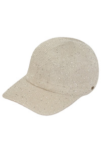 CC BEANIE Solid with Sequin Baseball Cap