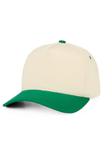CC BEANIE Two Tone Plain Cotton Criss-Cross Back Ponytail Trucker Hat 