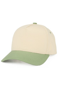 CC BEANIE Two Tone Plain Cotton Criss-Cross Back Ponytail Trucker Hat 
